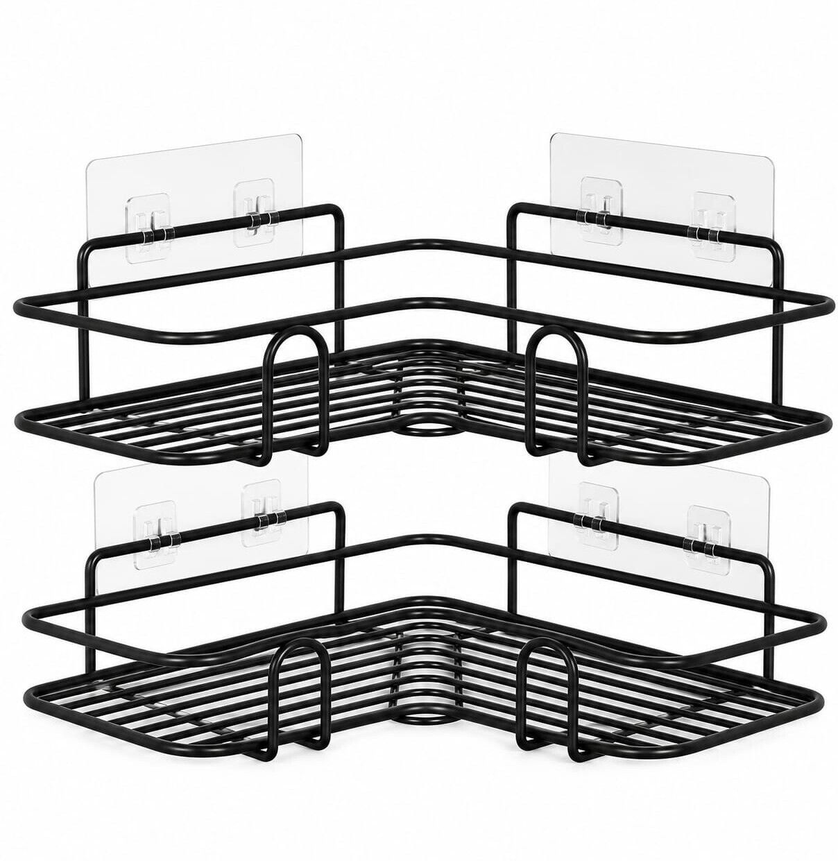 Premium Corner Shelf Rack Steel Wall Shelf-image-47