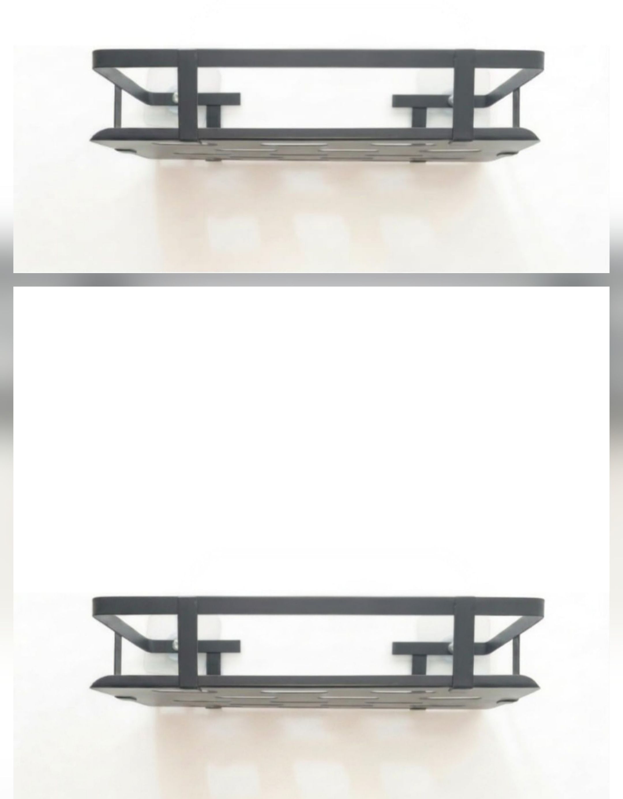 parmeshwar sales Pack of 2 Drill Free Shelf for Bathroom Wall/Bathroom Organizer Without Drill Iron Wall Shelf-picture-19