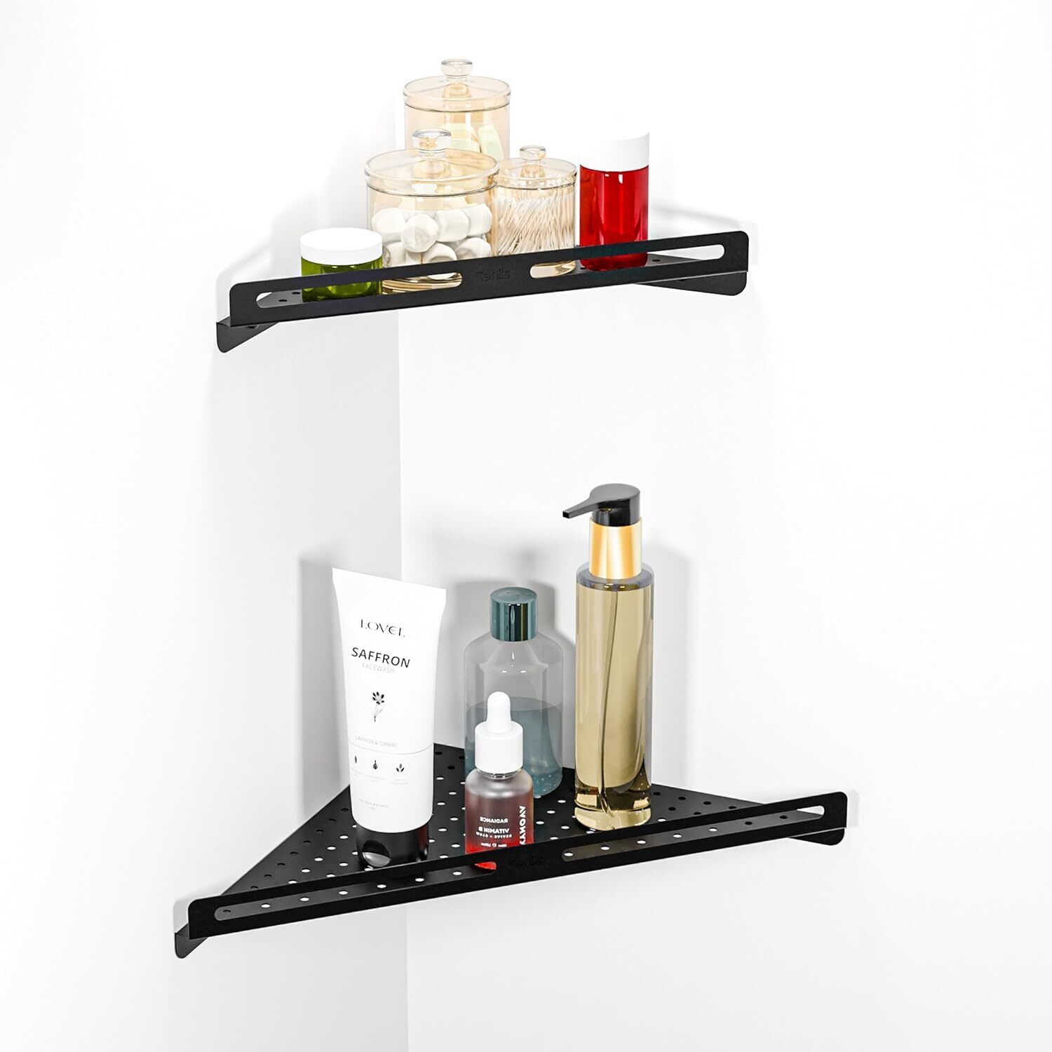 aline7 Bathroom and Shower Corner Shelf Organizer for Shampoo,Soap & Toiletries Stainless Steel Wall Shelf-picture-41