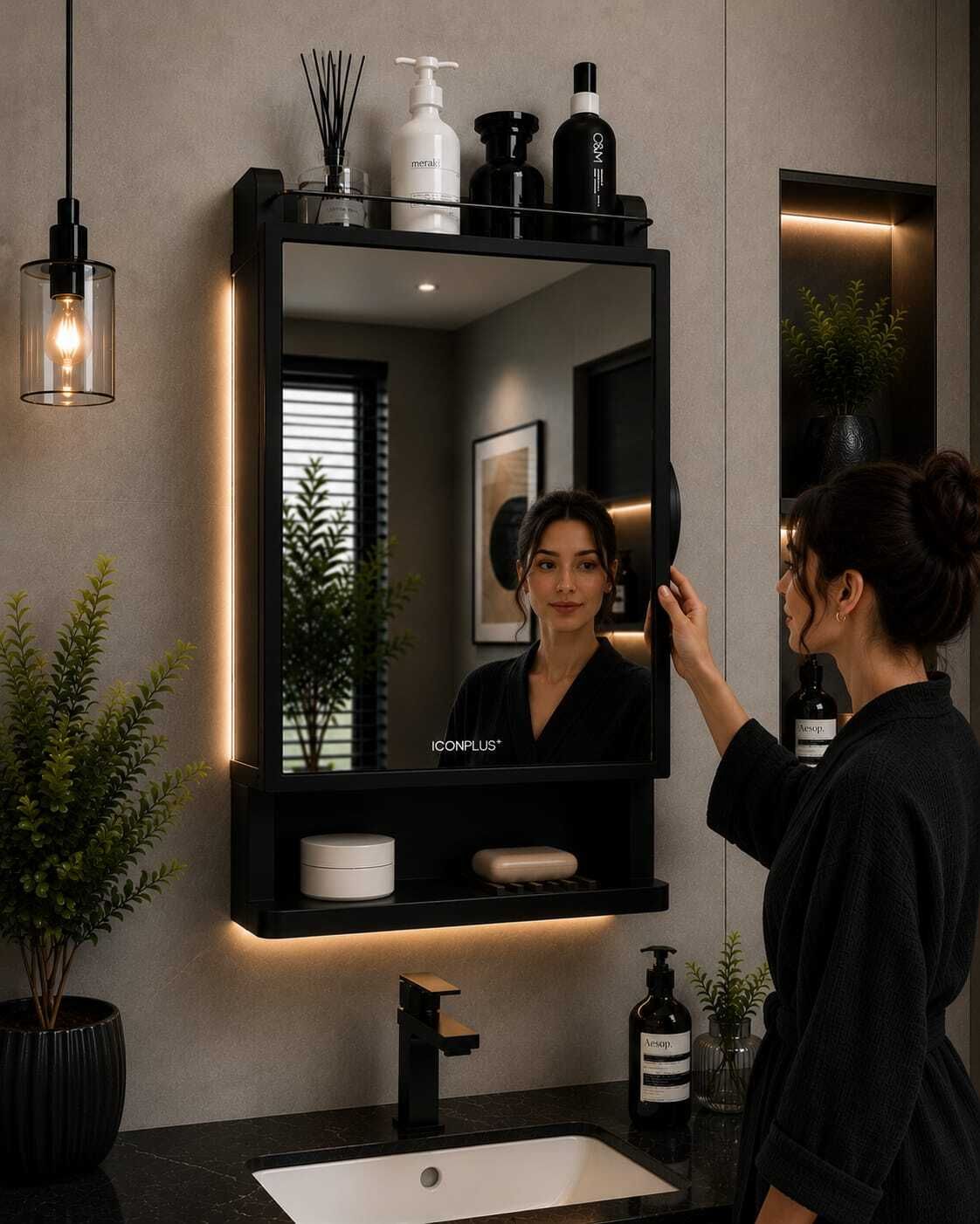 iconplus NEWLOOK-MIRROR Plastic Wall Shelf-picture-32