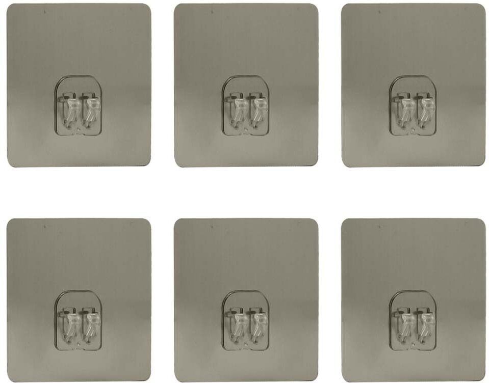 draval Hanging Adhesive Sticker - Only Sticker (Single Hook (8 X 8 Cm)- Plastic Hook 1-picture-12