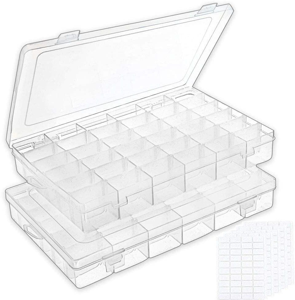 radha 30-Days 36-Grid Adjustable Pills/Cosmetic/Make Up/Medicine Organizer/Box x2.82 Pill Box-picture-32