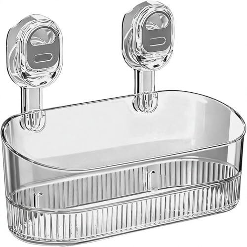 goting 2026 New Vacuum Suction Shower Caddy Plastic Wall Shelf-picture-18
