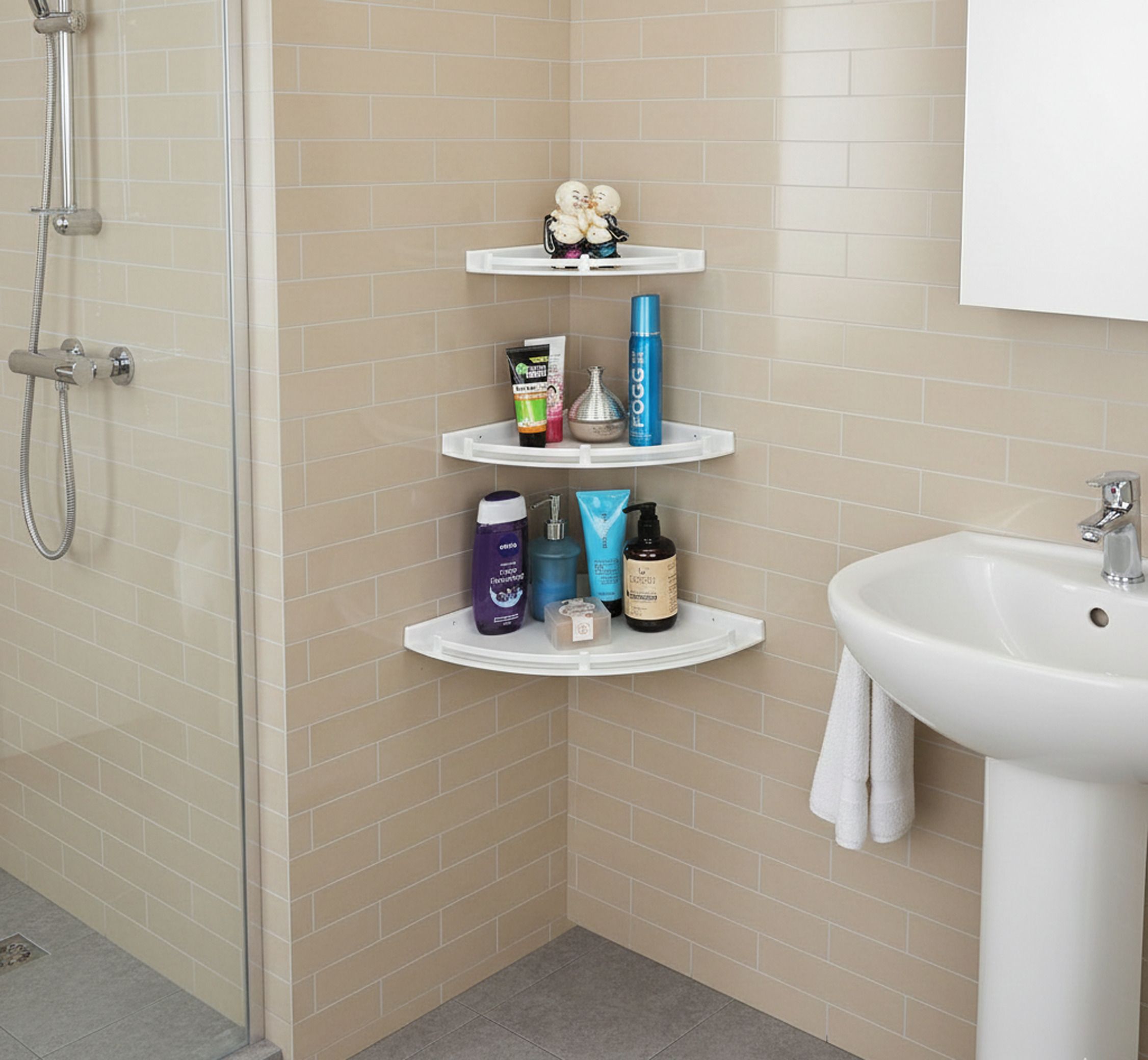 rbs Unbreakable Corner Set of 3 pcs (Size :- 5X7 , 7X9 , 9X12 Inches) Plastic Wall Shelf-picture-8