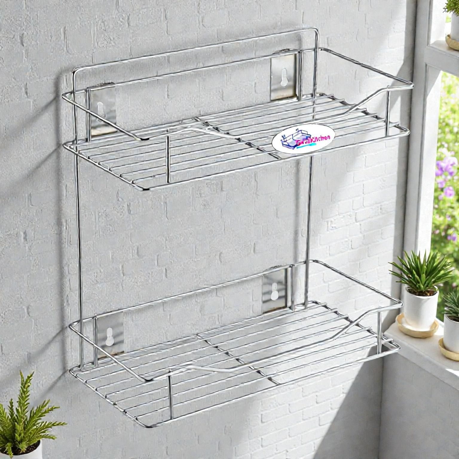 mshp 2 Shelf Rack_M Stainless Steel Wall Shelf-picture-17