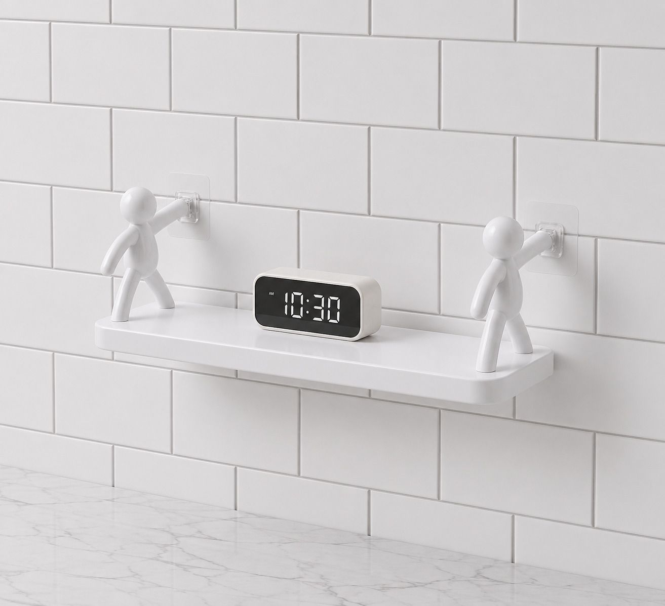 Cute Floating Wall Shelve Plastic Wall Shelf-image-35