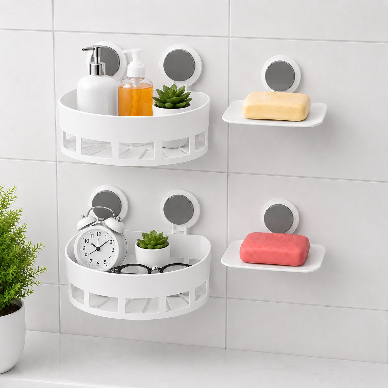 xbey Plastic Wall Shelf-picture-36