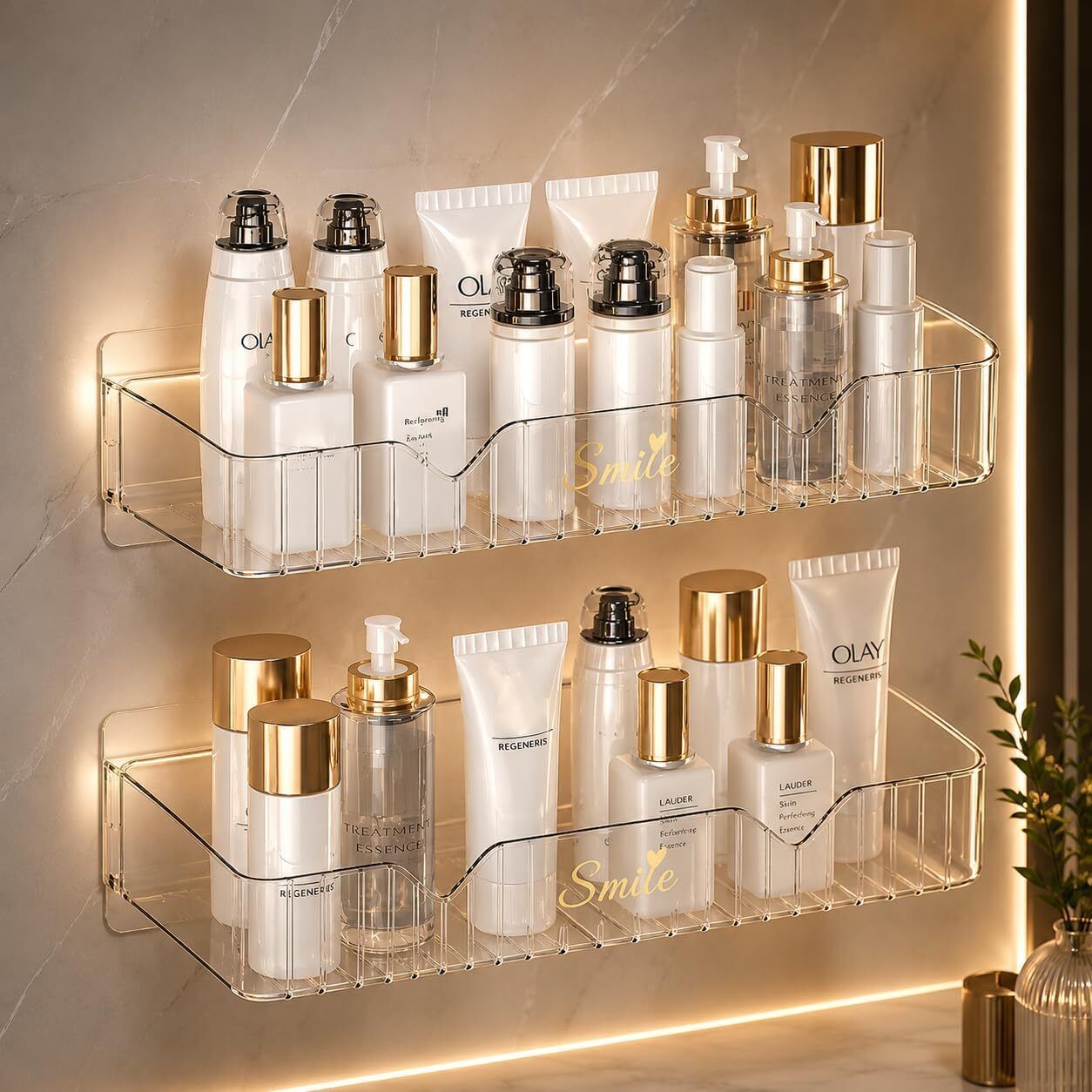 adshcel Bathroom_rack3 Acrylic Wall Shelf-picture-34
