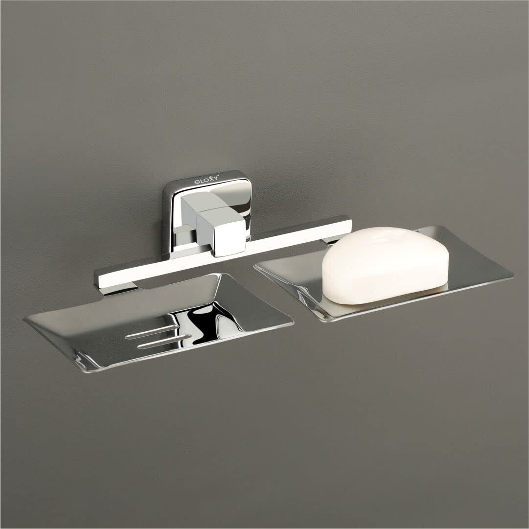 Self Adhesive Stainless Steel Soap Dish | Wall Mount Soap Holder for Bathroom Stainless Steel Toilet Paper Holder-image-34