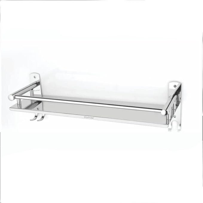 pillu Multi use Rack Stainless Steel Bathroom Shelf/Kitchen Shelf/Bathroom Accessories Stainless Steel Wall Shelf-picture-42