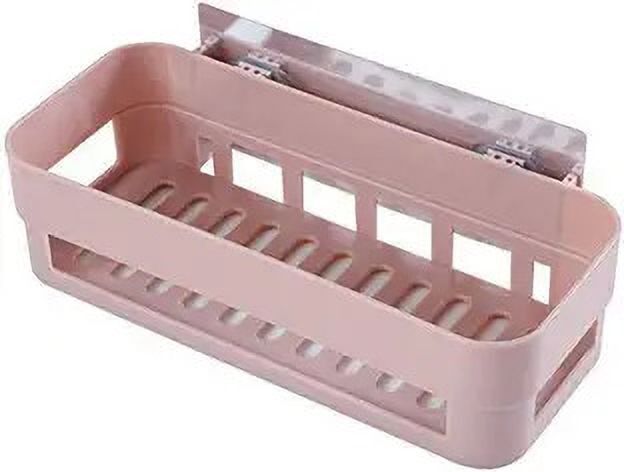 sjk Self Adhesive Multi-Purpose Wall Hanging BATHROOM floating Shelf Plastic Wall Shelf-picture-34