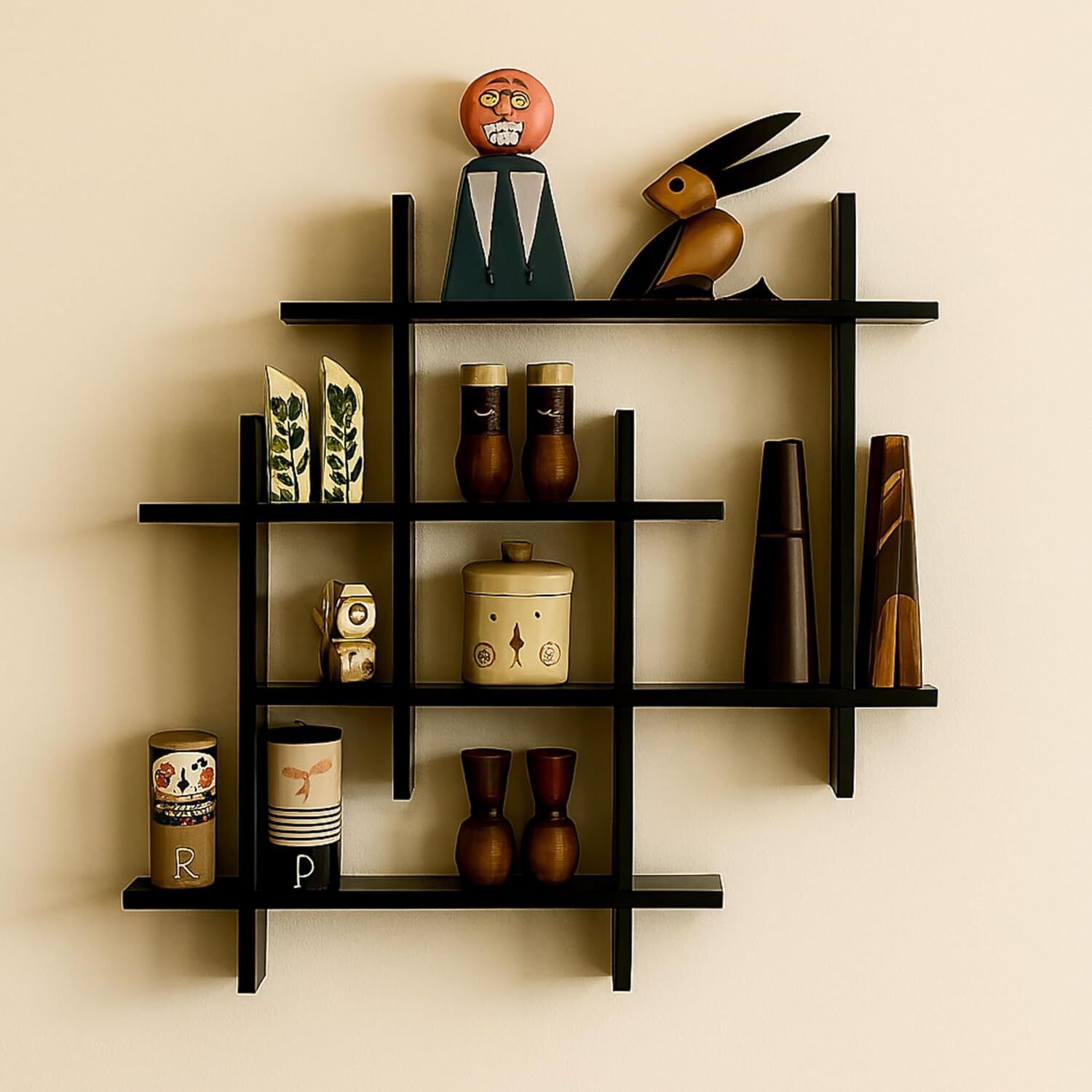 zanaatopedia Utensil Kitchen Rack black s04 Wood-picture-27