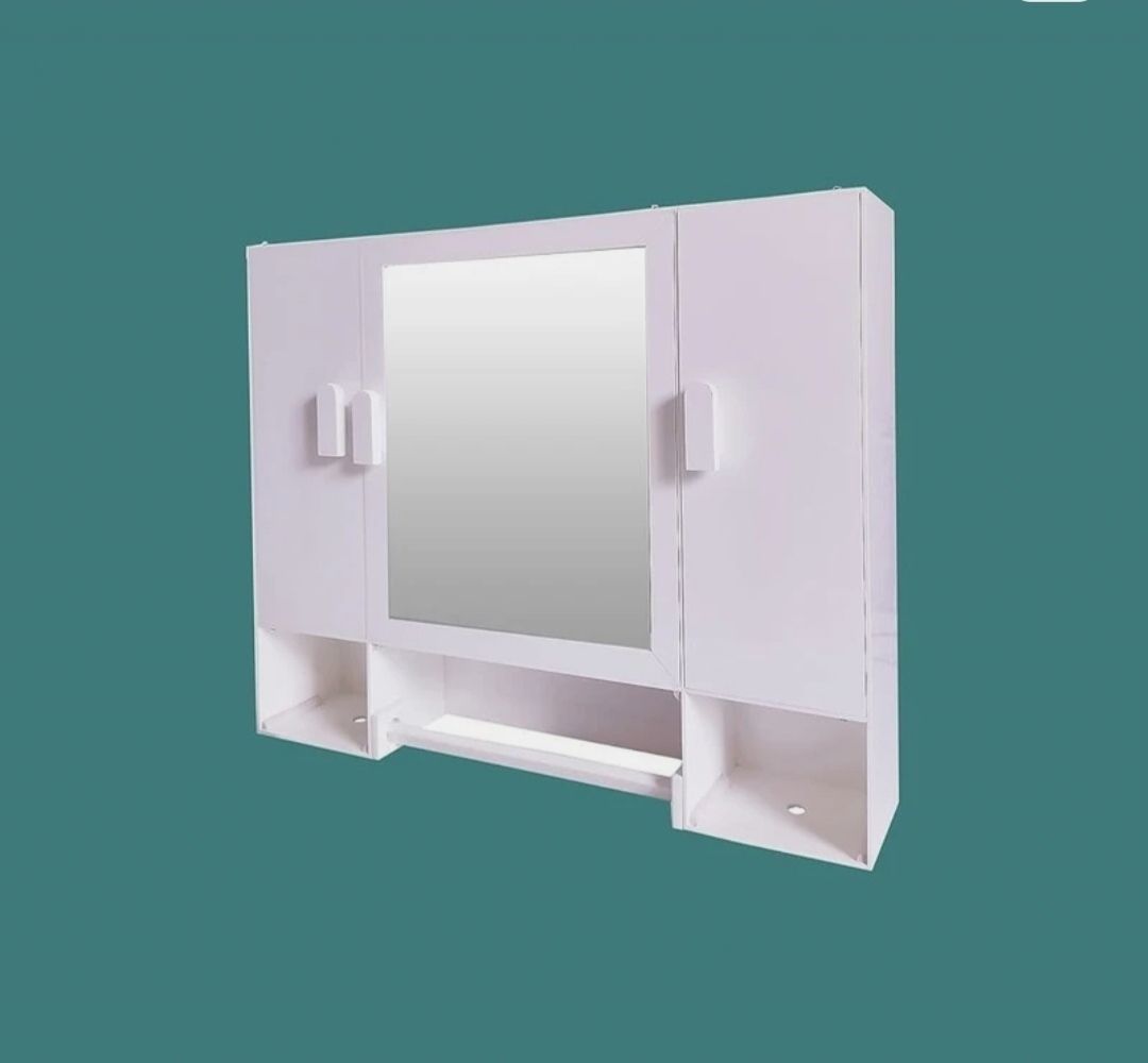 winaco Monalisa Gold White Acrylic 18" x 4" x 14" Bathroom Storage Wall Mirror Cabinet Acrylic Wall Shelf-picture-36