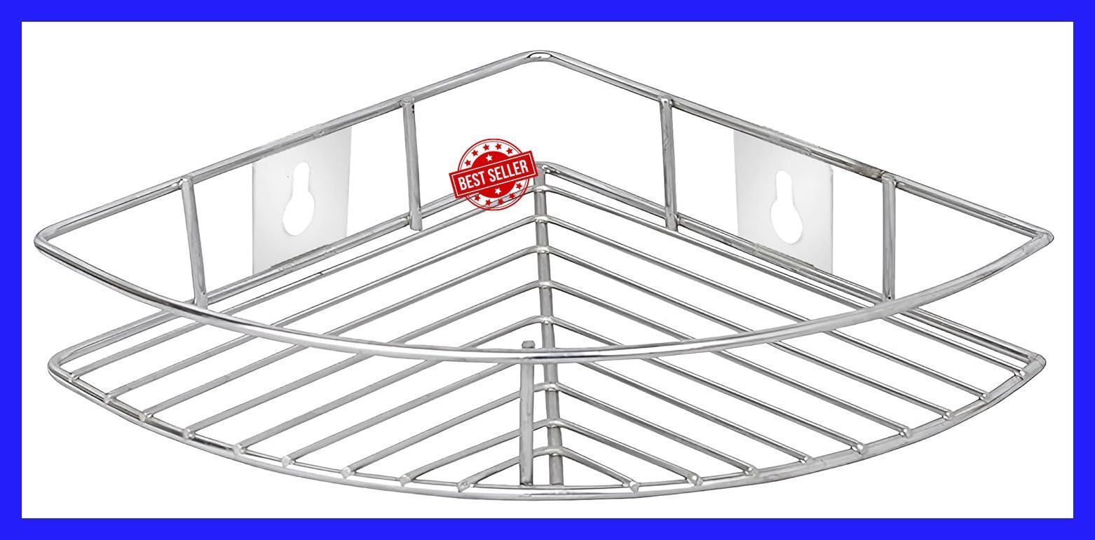 pejay STAINLESS STEEL CORNER Stainless Steel Wall Shelf-picture-38