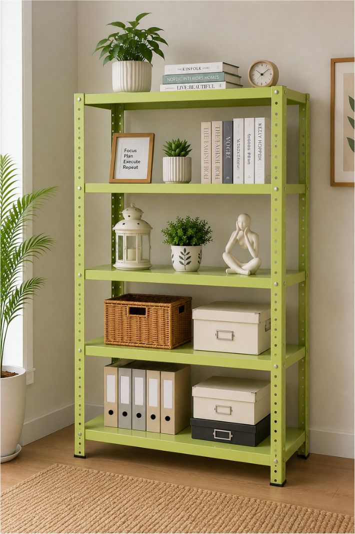 joufler store rack Metal Open Book Shelf-picture-26
