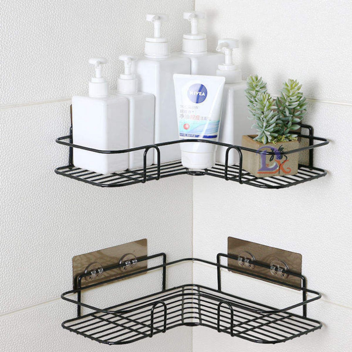 ALMORA Bathroom rack, Bathroom Storage, Wall mount shelf Iron Wall Shelf-picture-12