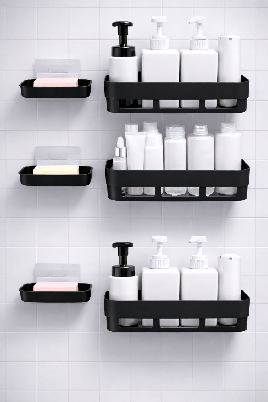 qxore Plastic Wall Shelf-picture-25