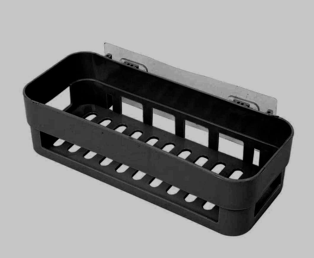 nishiecom Plastic Bathroom Rack /Brush Stand/Soap Stand/Bathroom Accessories Plastic Wall Shelf-picture-19