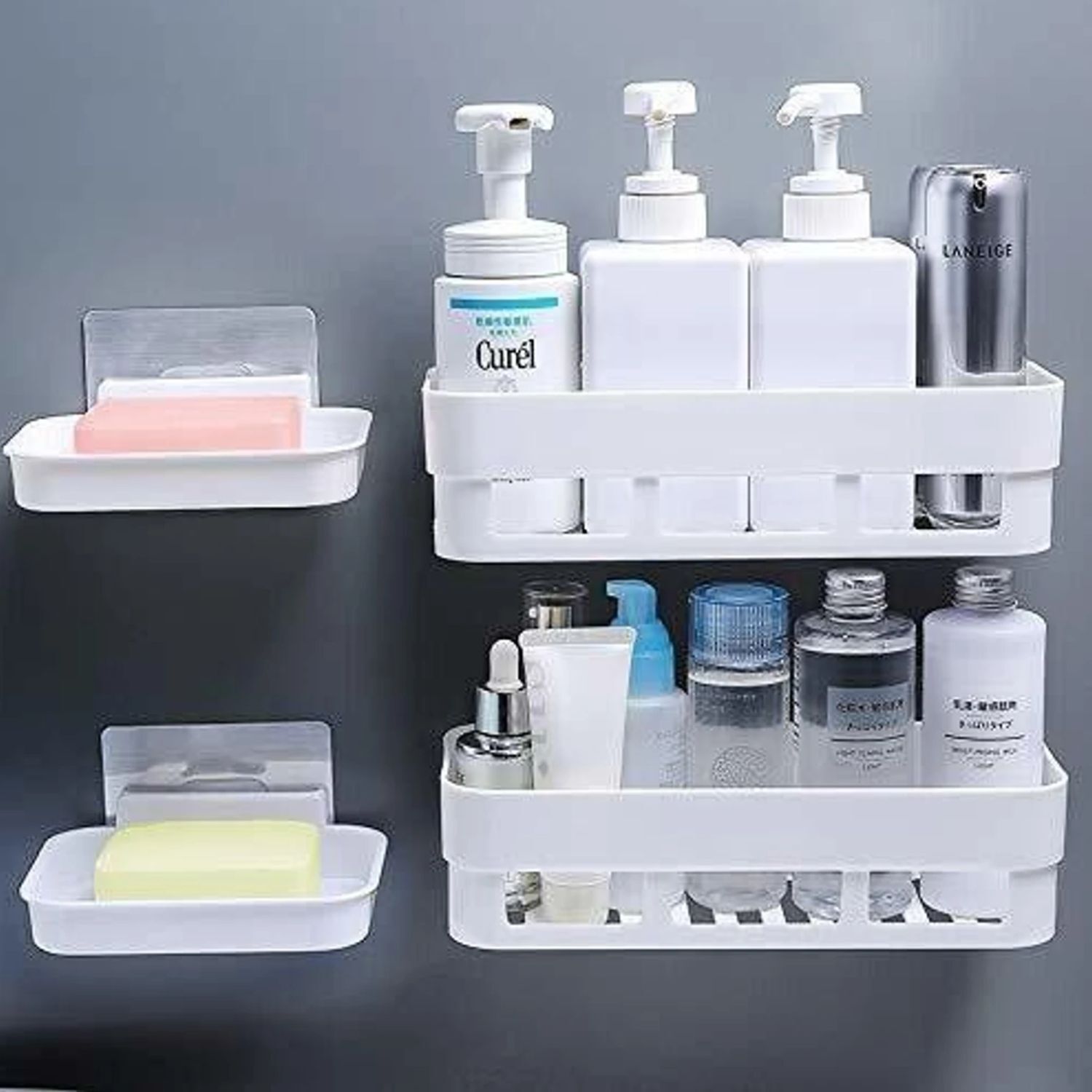 Plastic Shelf for Bathroom Wall Shelf Organizer Plastic Wall Shelf Plastic Wall Shelf-image-32