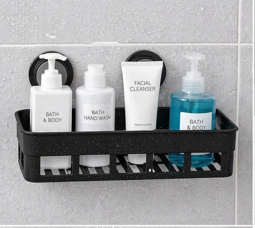 bansi.creation StreamLine Straight Caddy Plastic Wall Shelf-picture-10
