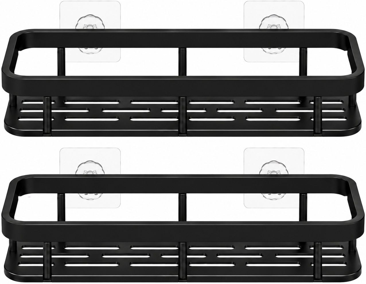 kunjan creation Bathroom Organizer Without Drill | Plastic Bathroom Shelves Wall Mount(2 pcs)eys Plastic Wall Shelf-picture-15