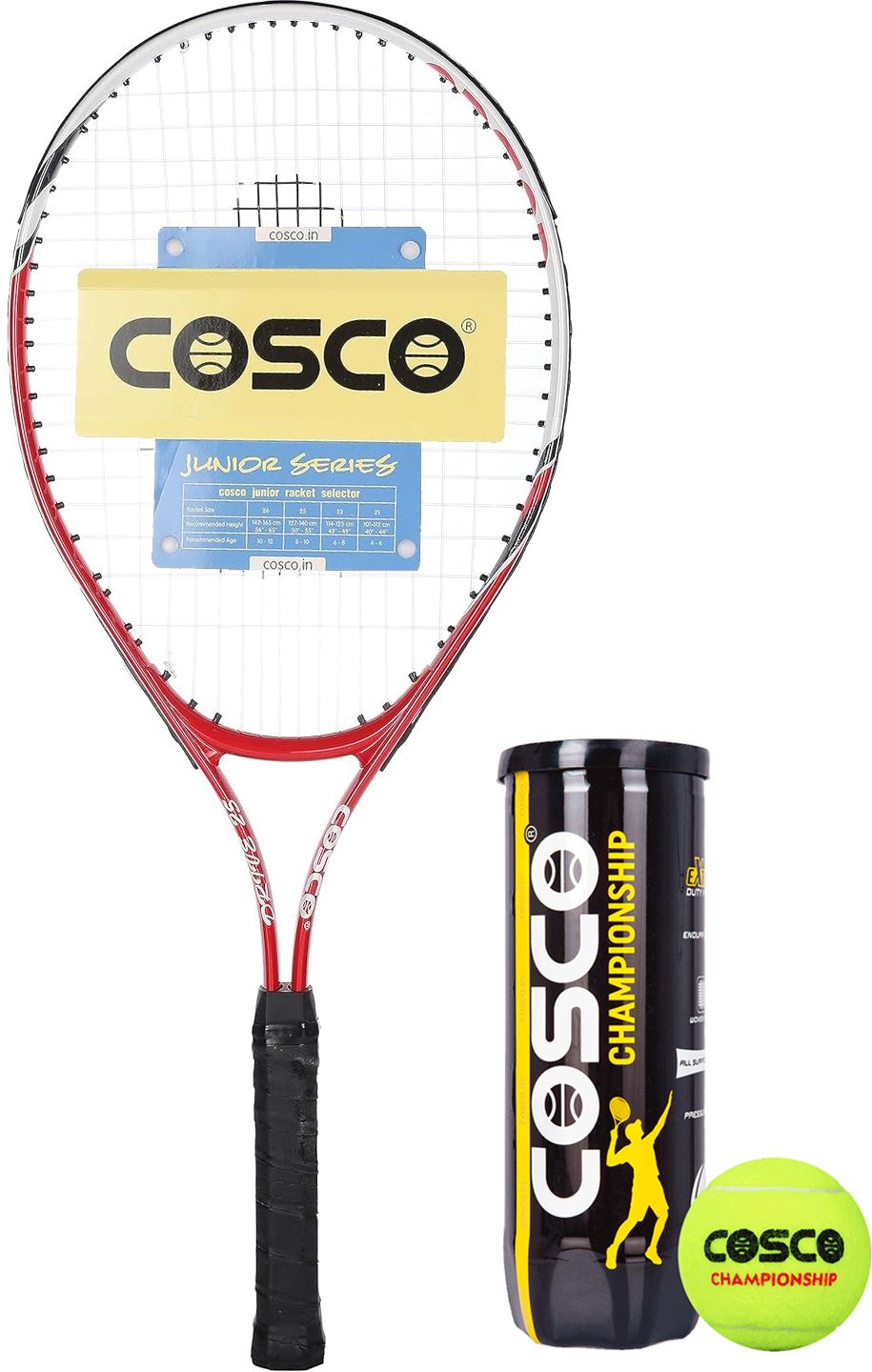 8 to 10 Years Drive-25 Junior Size (25 inch) Tennis Racquet With Ball Multicolor Strung Tennis Racquet-image-35