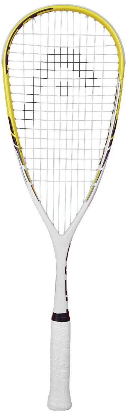 head MICROGEL BLAST-150gm White, Yellow Strung Squash Racquet-picture-28