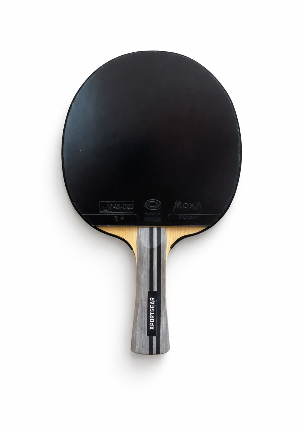 All Wood Table Tennis Racket with Yinhe Rubbers Black and Red. Multicolor Table Tennis Racquet-image-25
