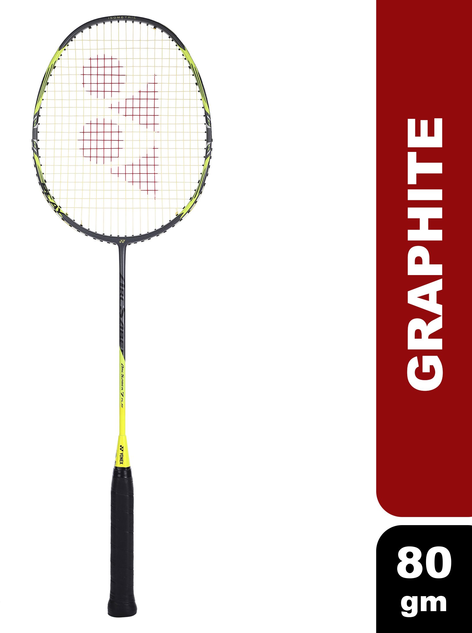 yonex Arcsaber 7 Play Grey, Yellow Strung Badminton Racquet-picture-41
