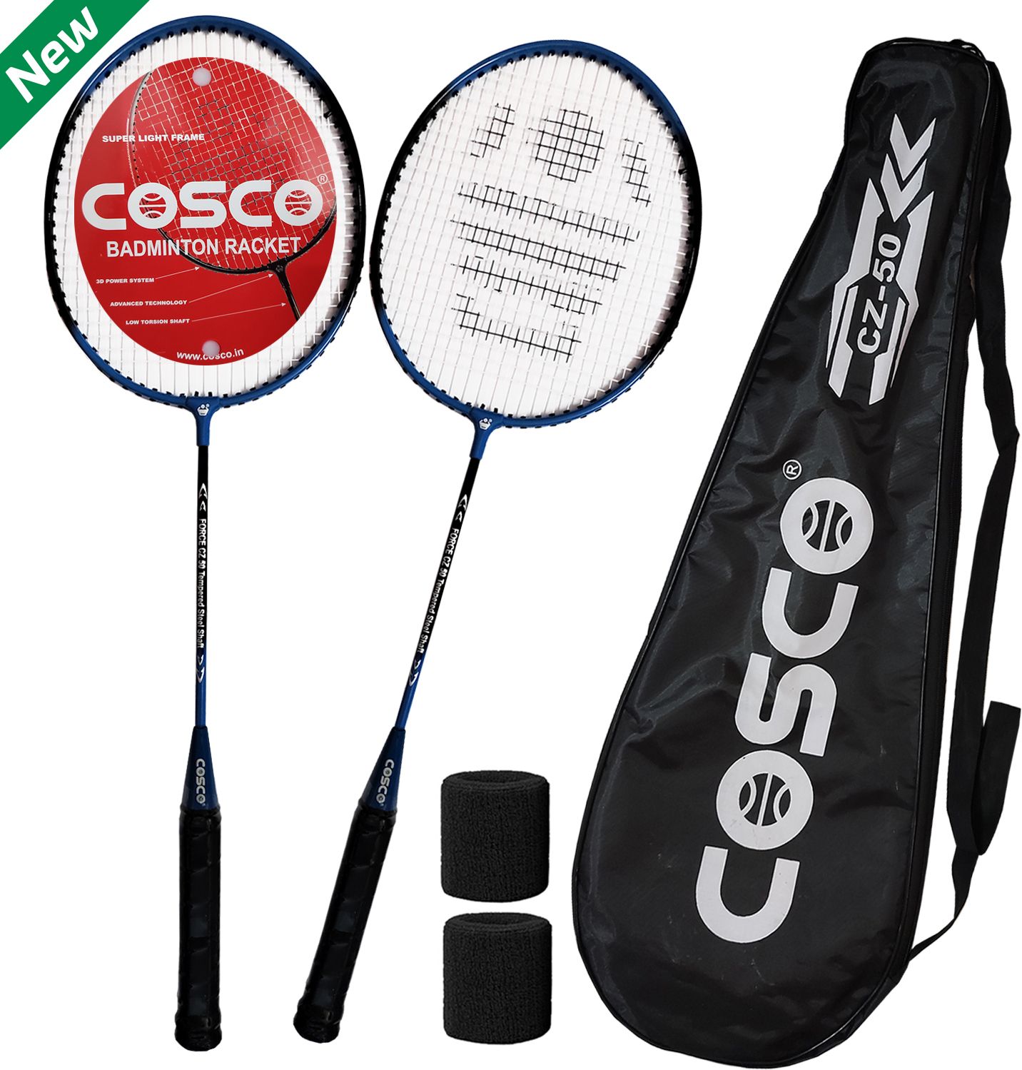CZ-50 FORCE (3D POWER SYSTEM) Blue, Black Strung Badminton Racquet-image-47
