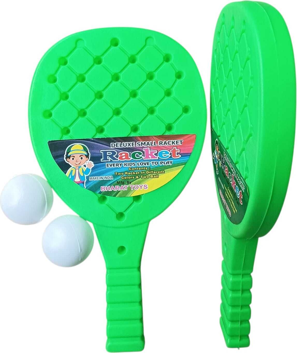 bpi SPORTS TOY Table Tennis Set for kids(2-6 yrs)indoor/outdoor game(PVC/Plastic) Green Table Tennis Racquet-picture-4