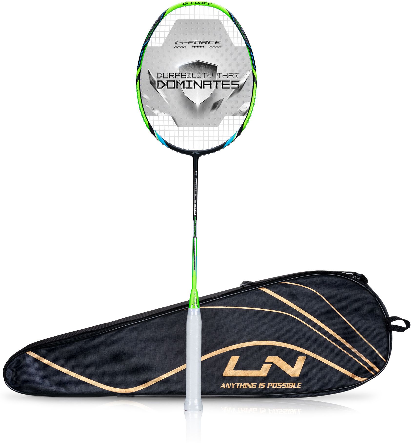 li-ning G-Force 8200 Extra Strong Black Strung Badminton Racquet-picture-31