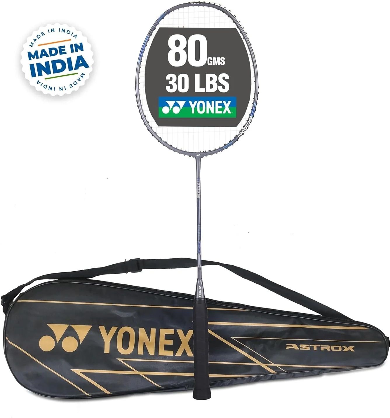 yonex ASTROX ATTACK 9 (MADE IN INDIA) Grey Strung Badminton Racquet-picture-12