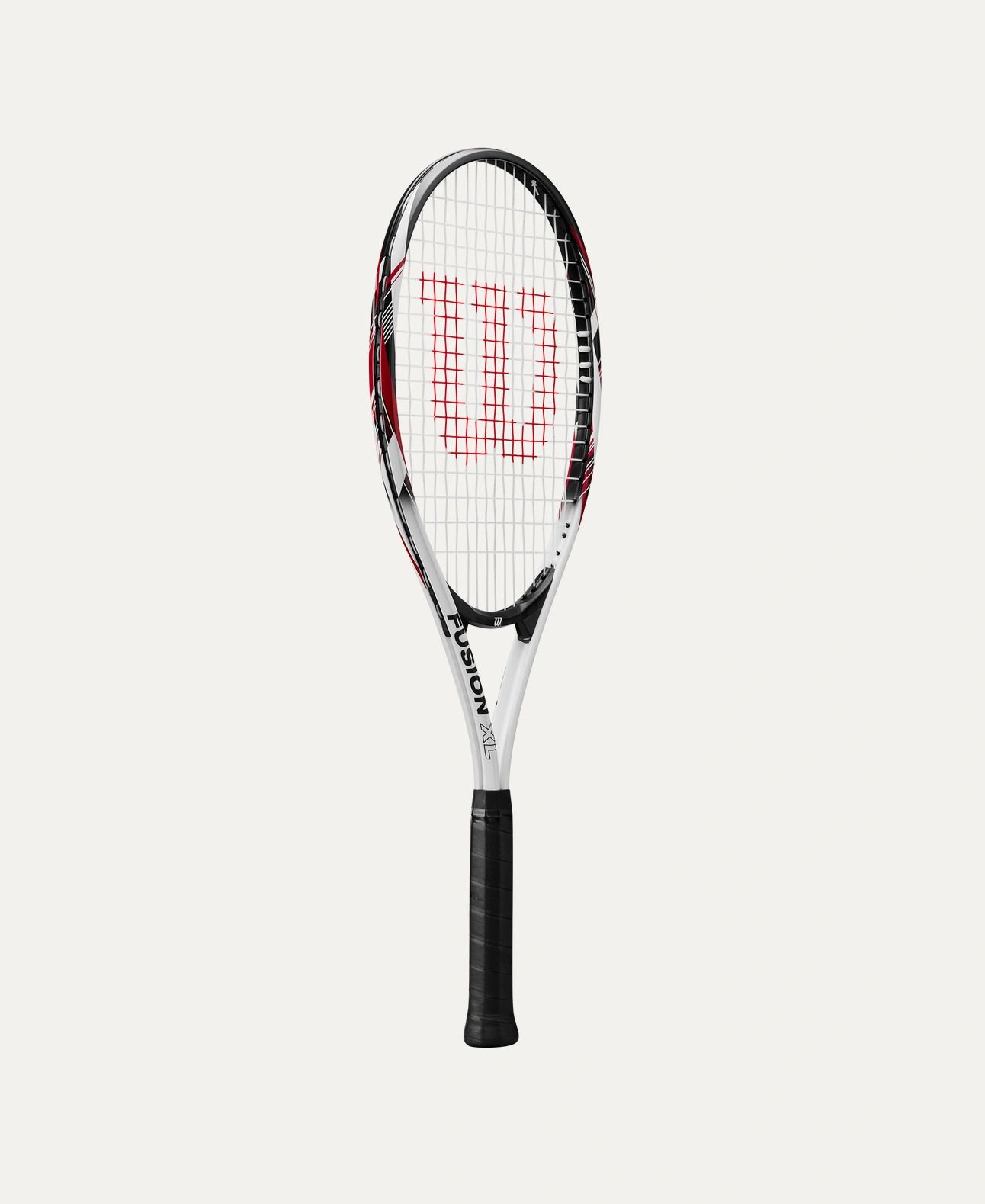 FUSION XL (G-3, 4 3/8) White, Black Strung Tennis Racquet-image-47