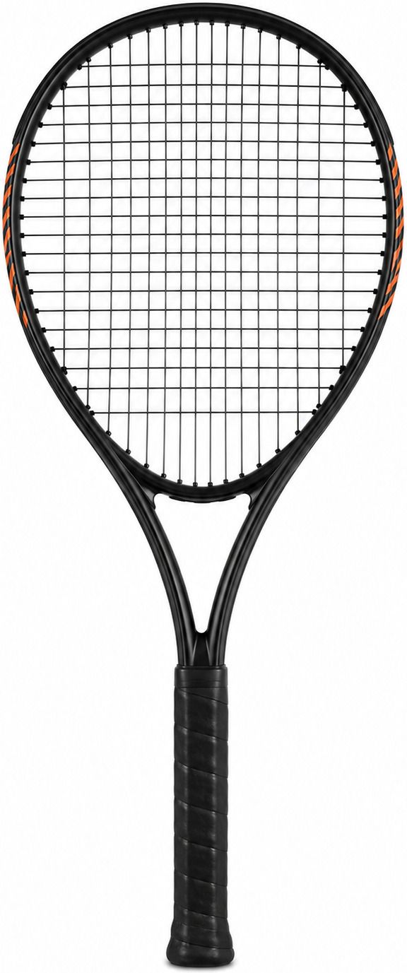 Badminton Racket Lightweight Ideal for Training & Recreational Play Black, Orange Strung Badminton Racquet-image-0