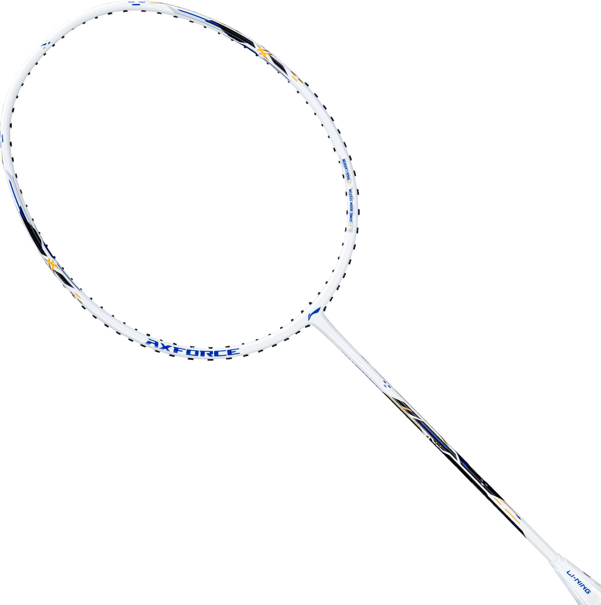 li-ning AXFORCE BLAST (4U) White, Blue Unstrung Badminton Racquet-picture-12