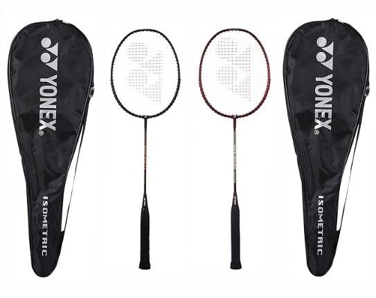 yonex GR 303i Combo Black, Red Strung Badminton Racquet-picture-45