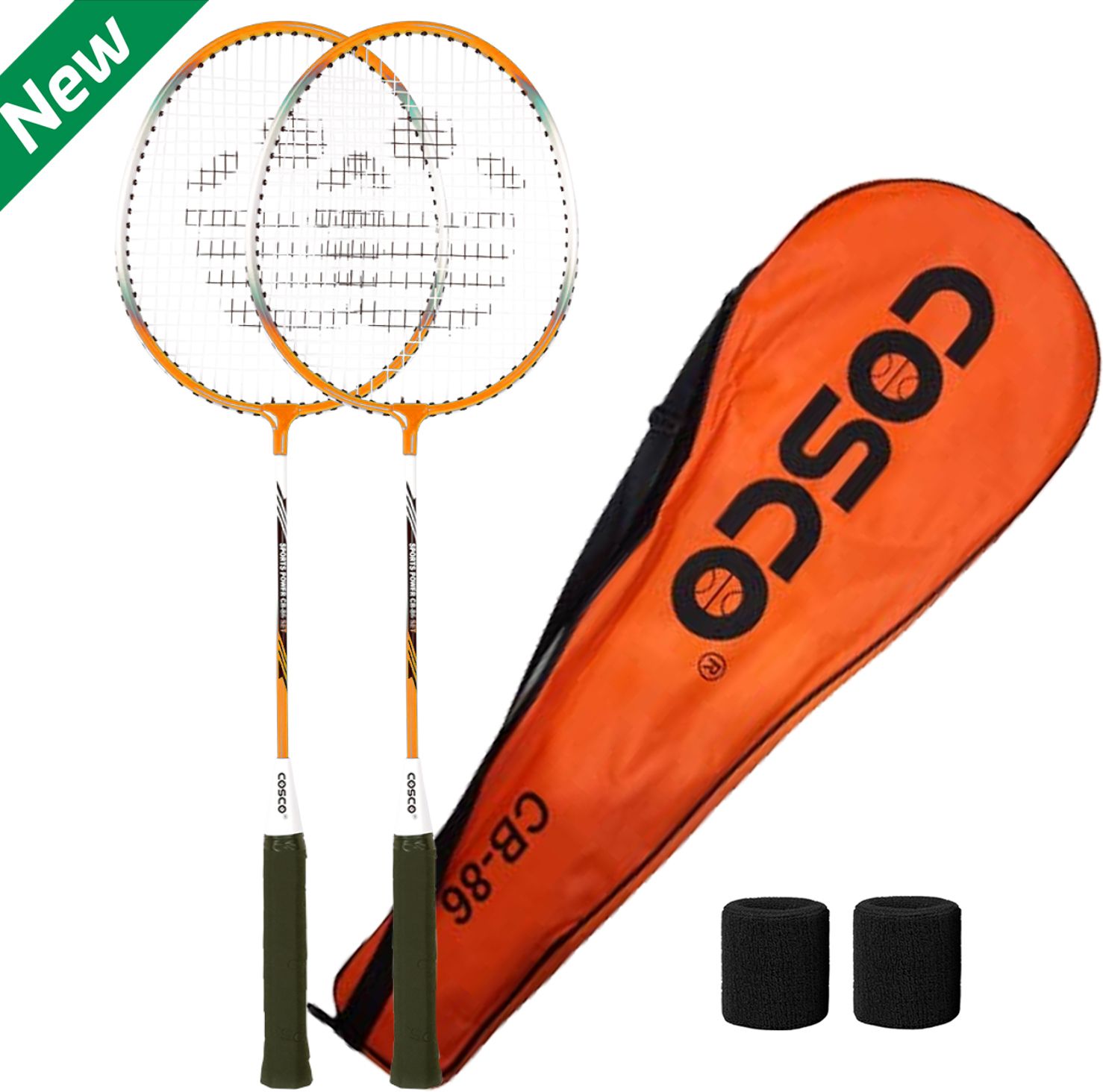 CB-86 Badminton Racquet Set Orange Strung Badminton Racquet-image-30