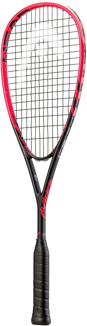 head Cyber Pro 170gm Black, Red Strung Squash Racquet-picture-40