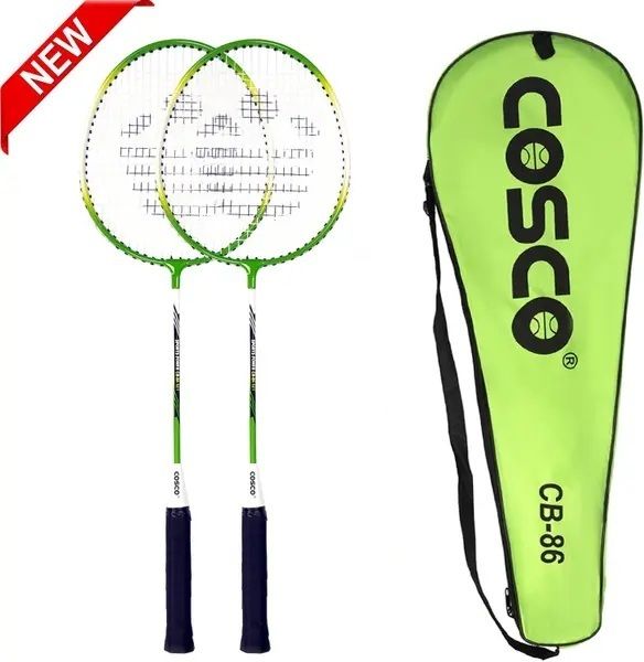 CB 86 Sports Green Strung Badminton Racquet-image-37