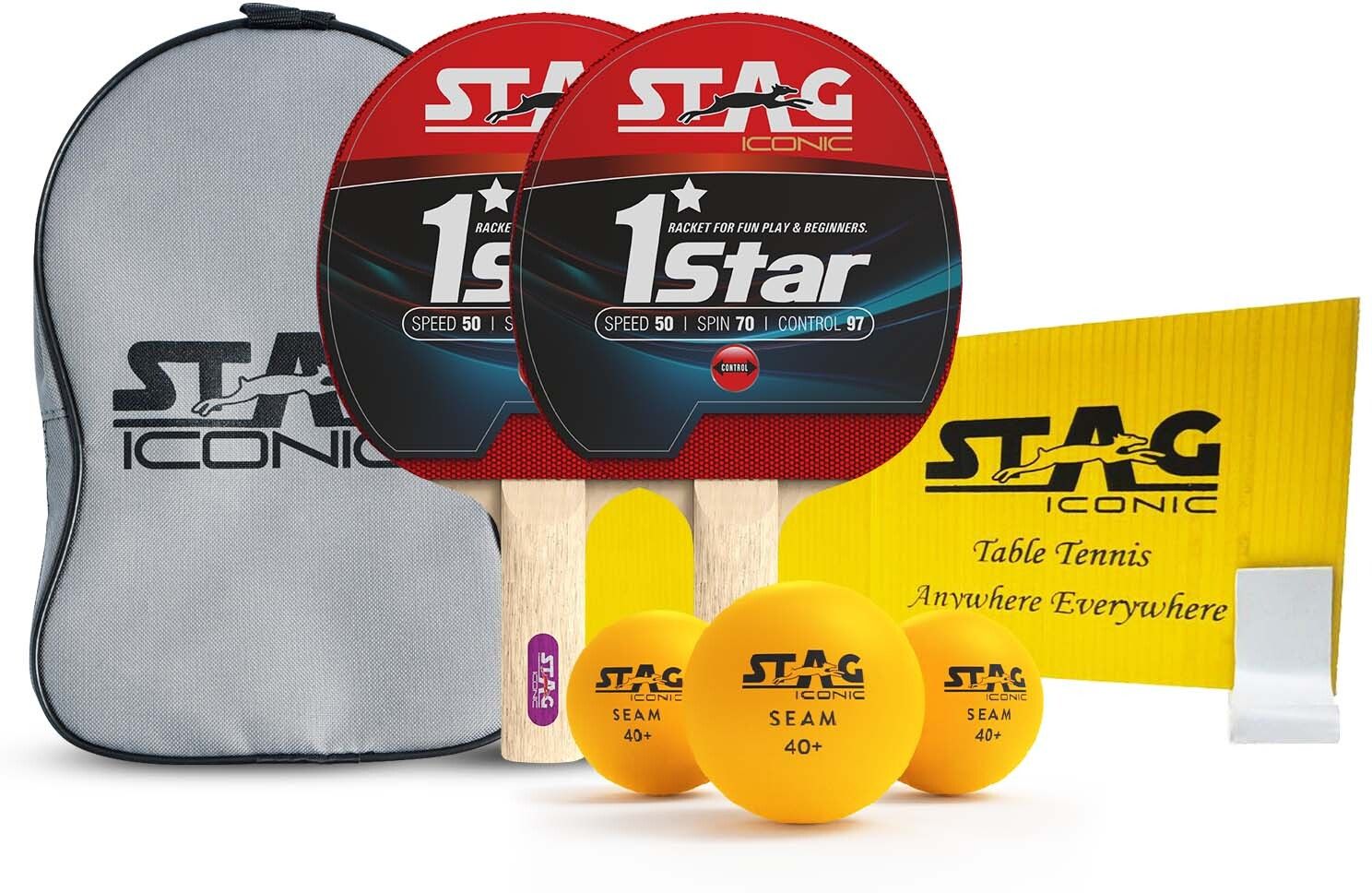 1Star Anywhere-Everywhere Playing Table Tennis Orange Table Tennis Racquet-image-11
