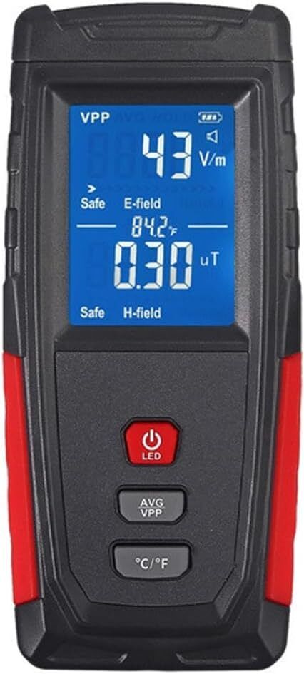 real instruments Portable WT3121 EMF Meter Dosimeter LCD Electromagnetic Radiation Detector Radiation Monitor-picture-46