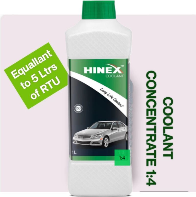 COOLANT CONCENTRATE 1 : 4 , Car Care for all Brands COOLANT for Cars, Concentrate 1:4 (Equals to 5 Ltrs* of RTU Coolant) Coolant Green-image-31