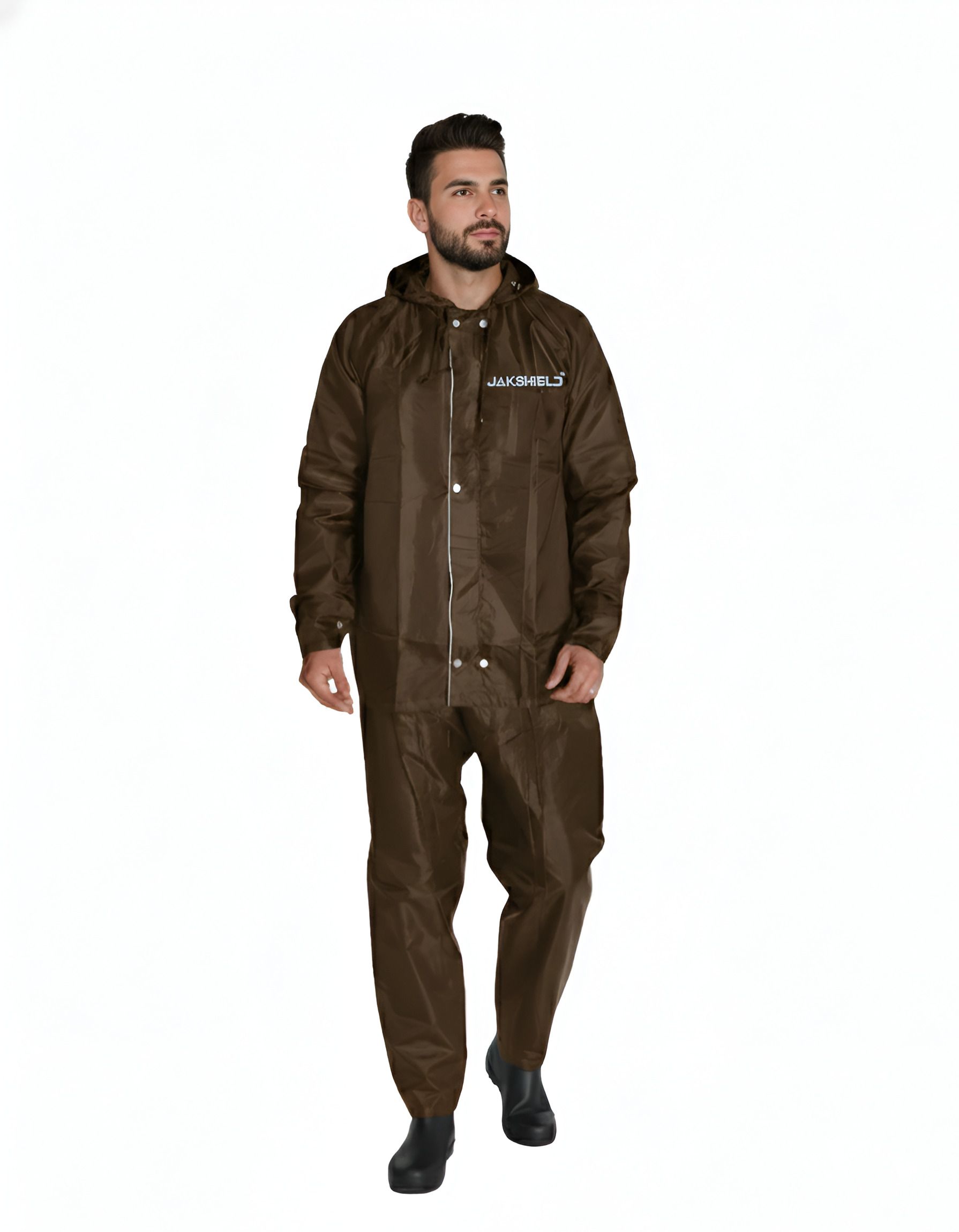 Solid Men Raincoat