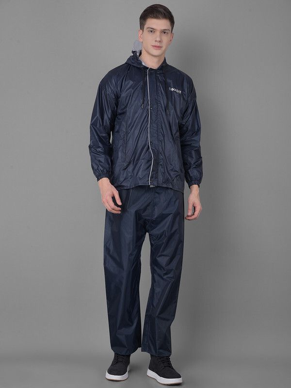 Dollar Rainguard Men's PVC Full Sleeve Solid Reversible Raincoat Set Solid Men Raincoat-picture-10