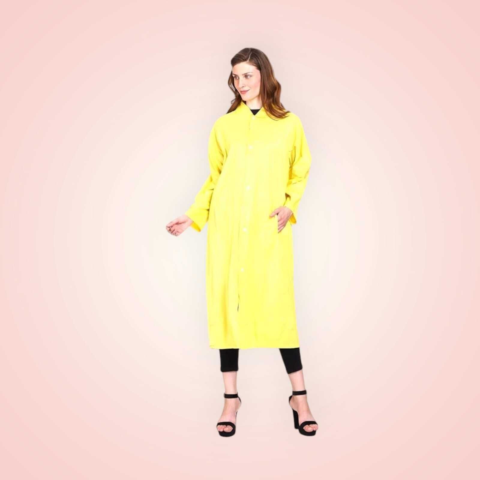 trandingcloths Solid Women Raincoat-picture-12