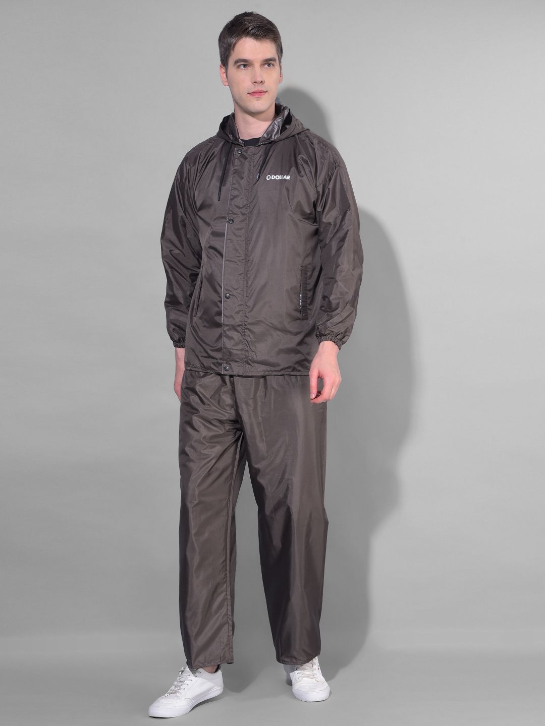 dollar Solid Men Raincoat-picture-16