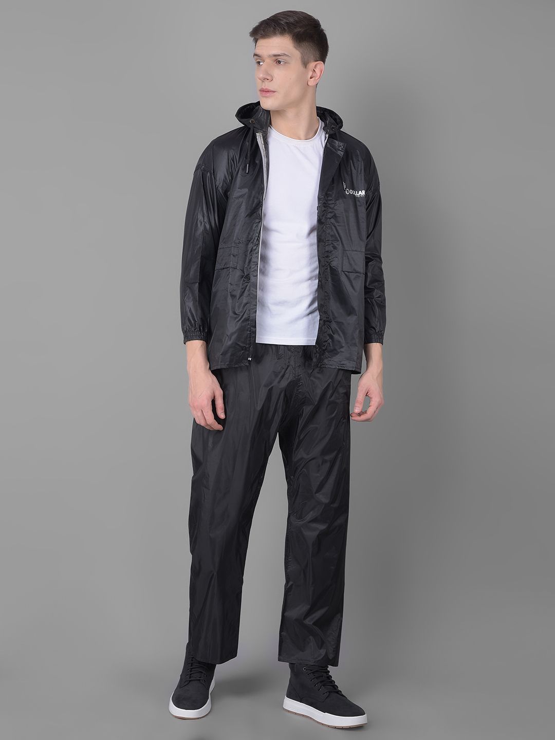 dollar Solid Men Raincoat-picture-23
