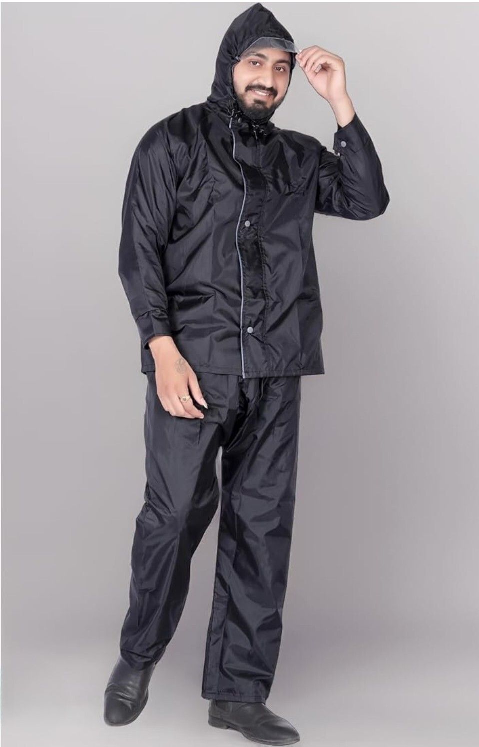 rkc Solid Men Rain Suit-picture-24