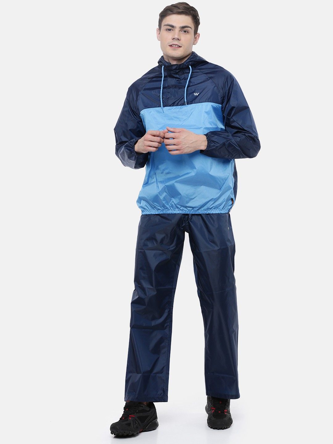 wildcraft Rain Anorak Suit Solid Men Rain Suit-picture-17